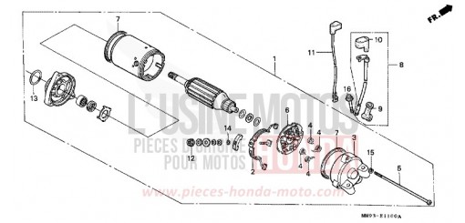 MOTEUR DE DEMARRAGE (XL600VH/VJ) XL600VJ de 1988